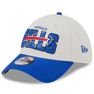 Men's New Era Stone/Royal Buffalo Bills 2023 NFL Draft 39THIRTY Flex Hat