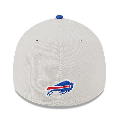 Men's New Era Stone/Royal Buffalo Bills 2023 NFL Draft 39THIRTY Flex Hat