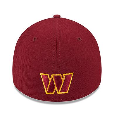 Men's New Era Burgundy Washington Commanders 2023 NFL Draft 39THIRTY Flex Hat