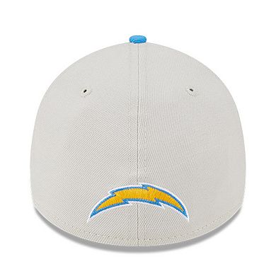 Men's New Era Stone/Powder Blue Los Angeles Chargers 2023 NFL Draft 39THIRTY Flex Hat