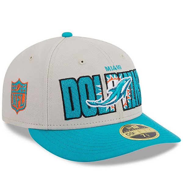 New Era Men's Miami Dolphins Squared Low Profile 9Fifty Adjustable Hat