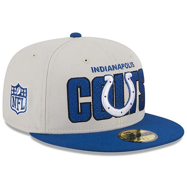 Indianapolis Colts New Era Authentic on Field Black and Blue Cap or Hat (Fitted Size 8 3/8)