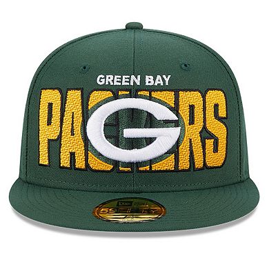 Men's New Era Green Green Bay Packers 2023 NFL Draft 59FIFTY Fitted Hat