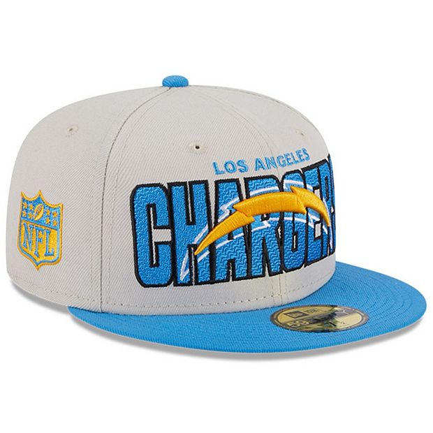 Los Angeles Chargers 59FIFTY New Era Low Pro Light Blue Fitted Hat 7 5/8