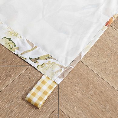 Greenland Home Somerset Curtain Panels (Set of 2) with Tiebacks, 84-inch L., Gold