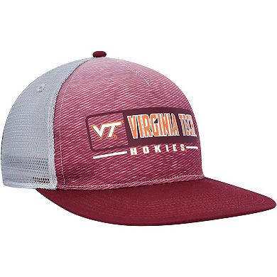 Men's Colosseum  Maroon/Gray Virginia Tech Hokies Snapback Hat