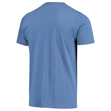 Men's '47 Heathered Royal Los Angeles Rams Stripe Thru Franklin T-Shirt
