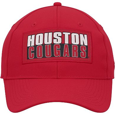Men's Colosseum  Red Houston Cougars Positraction Snapback Hat