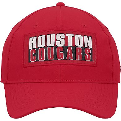 Men's Colosseum Red Houston Cougars Positraction Snapback Hat