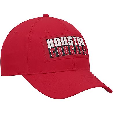 Men's Colosseum Red Houston Cougars Positraction Snapback Hat