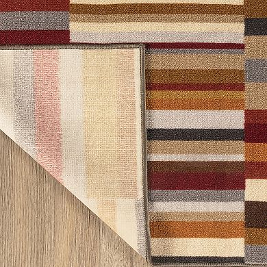 SUPERIOR Arden Striped Outdoor Area Rug