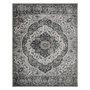 SUPERIOR Bodhi Medallion Distressed Area Rug or Runner