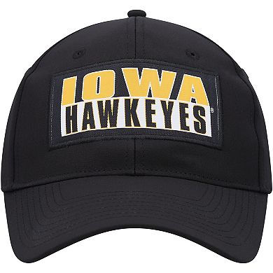 Men's Colosseum  Black Iowa Hawkeyes Positraction Snapback Hat