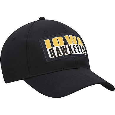 Men's Colosseum Black Iowa Hawkeyes Positraction Snapback Hat