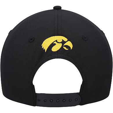 Men's Colosseum Black Iowa Hawkeyes Positraction Snapback Hat