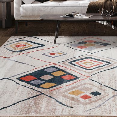 SUPERIOR Southwestern Geometric Area Rug or Runner
