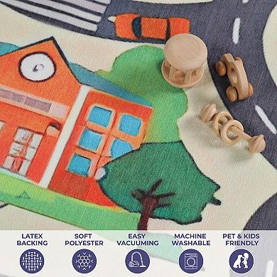 Kids SUPERIOR City Cruising Area Rug or Runner