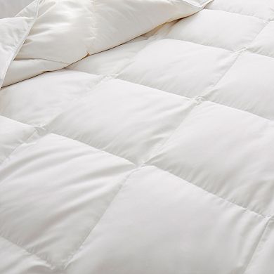 Premium Ultra Soft White Goose Down and Feather Fiber Comforter, Hotel Collection Bed Comforter