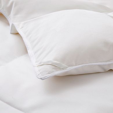 Premium Ultra Soft White Goose Down and Feather Fiber Comforter, Hotel Collection Bed Comforter