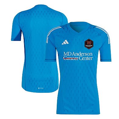 Men's adidas Blue Houston Dynamo FC 2023 Replica Goalkeeper Jersey