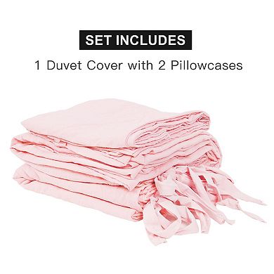 Microfiber Polyester Bedding 3 Piece Set Duvet Cover King