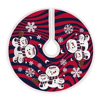 Cleveland Guardians Snowman Sherpa Tree Skirt