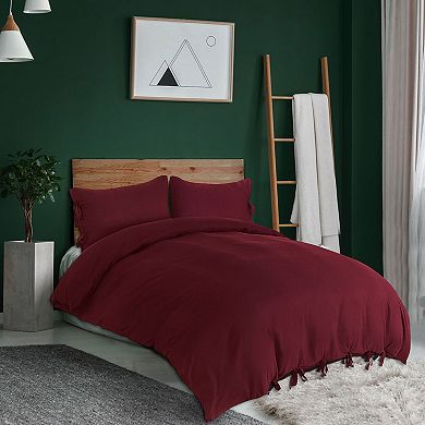 Duvet Cover 3 Piece Bow Tie Bedding Set Quilt Cover Set with Pillowcases Queen