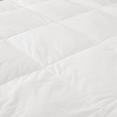 Unikome White Goose Feather and Fiber Comforter-Duvet Insert with Luxurious Goose Down Feather Fill