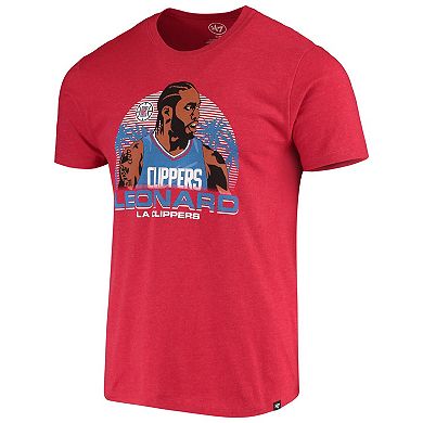 Men's Kawhi Leonard Red LA Clippers Player Graphic T-Shirt