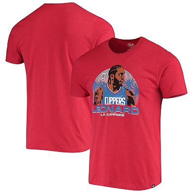 Men's Kawhi Leonard Red LA Clippers Player Graphic T-Shirt