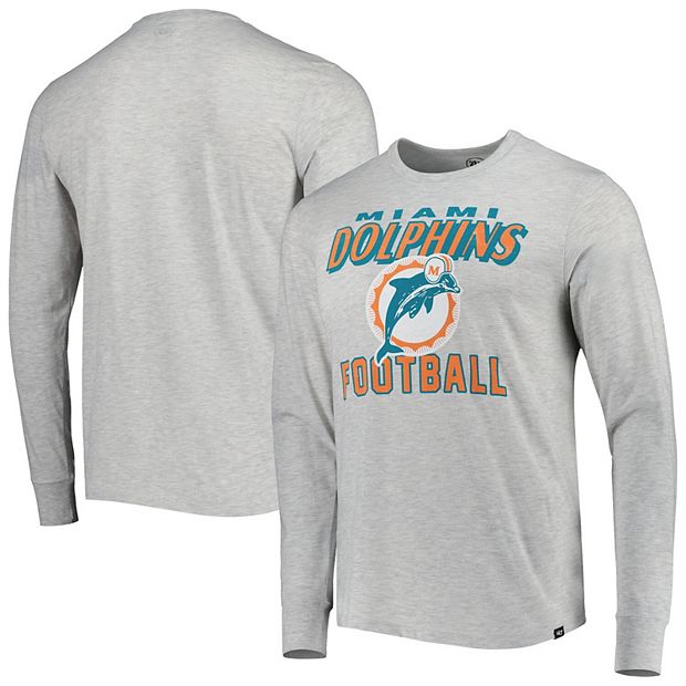 47 Brand / Women's Miami Dolphins White Long Sleeve Raglan T