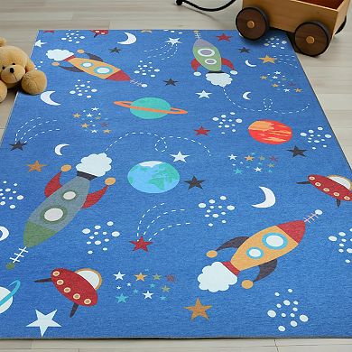 Kids SUPERIOR Lil Flyer Non-Slip Area Rug