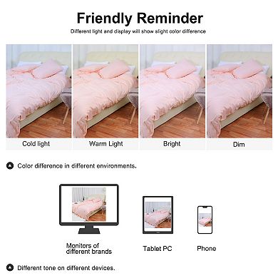 Microfiber Polyester Bed Strap Cover Sets Queen