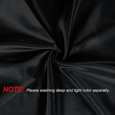 Satin Duvet Cover Set 3 Piece and Pillow Sham Set Queen