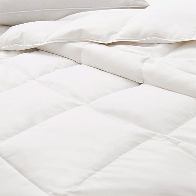 Unikome Lightweight White Goose Down And Feather Fiber Comforter