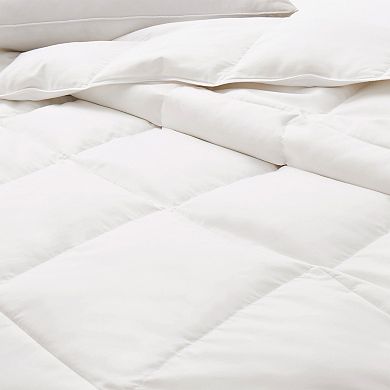 Unikome 360TC Lightweight White Goose Down and Feather Fiber Comforter