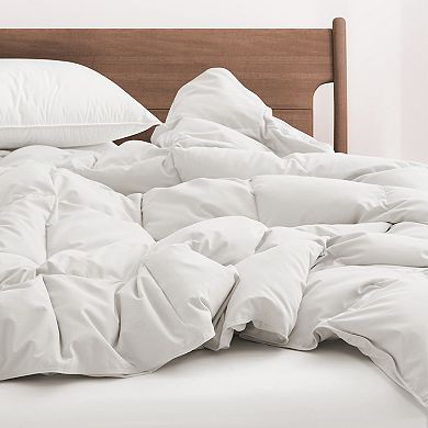 Unikome Lightweight White Goose Down And Feather Fiber Comforter