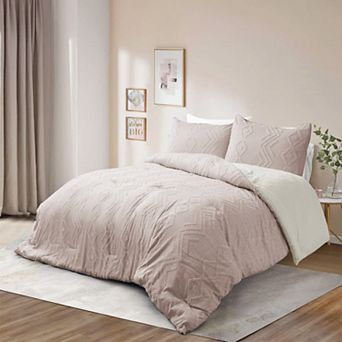 Unikome Soft Pinch Pleat Bedding Comforters-Down Alternative Comforter Set