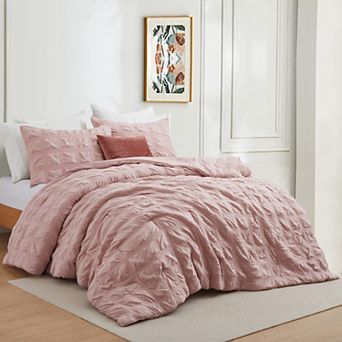 Unikome Soft Pinch Pleat Bedding Comforters-Down Alternative Comforter Set