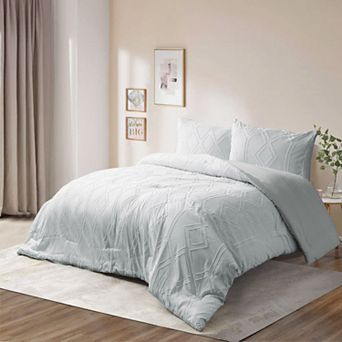 Unikome Soft Pinch Pleat Bedding Comforters-Down Alternative Comforter Set