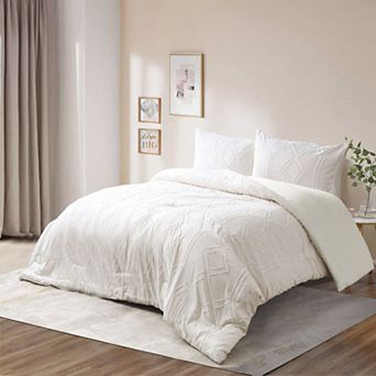 Unikome Soft Pinch Pleat Bedding Comforters-Down Alternative Comforter Set