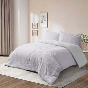 Unikome Soft Pinch Pleat Bedding Comforters-Down Alternative Comforter Set