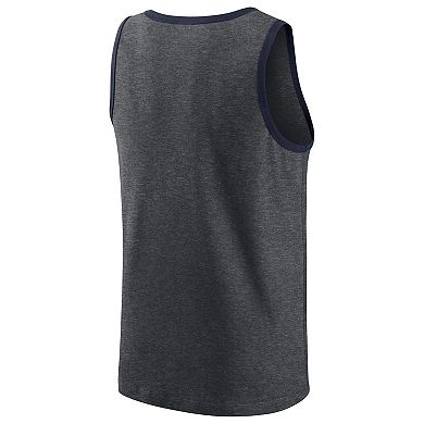 Men's Nike Heathered Charcoal New England Patriots Tri-Blend Tank Top