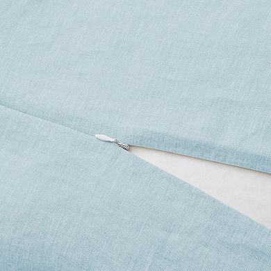 Unikome Premium Solid Soft Washed Linen Duvet Cover Set