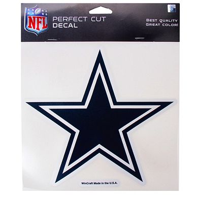 Dallas Cowboys WinCraft 8'' x 8'' Color Car Decal