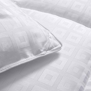 Unikome All Season Jacquard Quilted Down Alternative Comforter