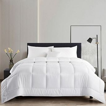 Unikome All Season Ultra Soft Dobby Square Down Alternative Comforter
