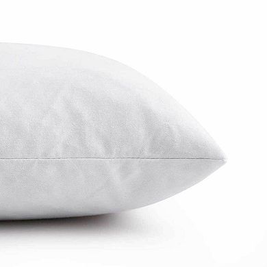 Unikome 2 Pack Feather Decorative Throw Pillow Inserts Square