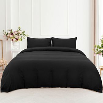 3 pc Microfiber Soft Breathable Duvet Cover Set King