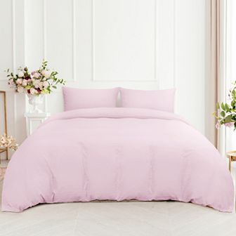 3 pc Microfiber Soft Breathable Duvet Cover Set King
